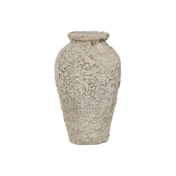DKD Home Decor Indo 1c25 Jarrón de Terracota Gris Hecho a mano 25x25x50 cm 0 DKD Home Decor Indo 1c25 Jarrón de Terracota Gris Hecho a mano 25x25x50 cm 0