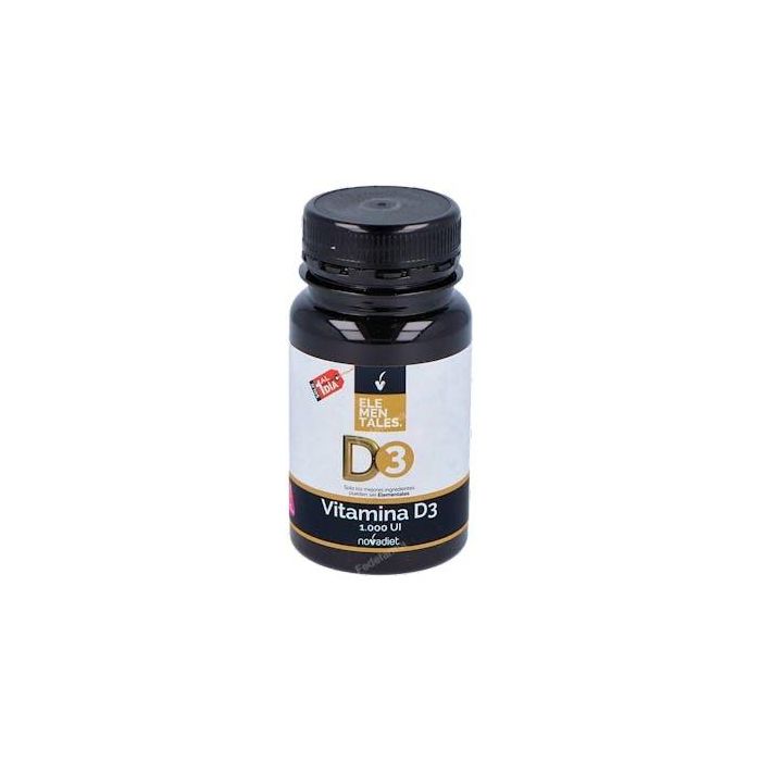 NOVADIET Vitamina D3 1000 UI, 120 Comprimidos. Mantiene Huesos y Dientes Normales