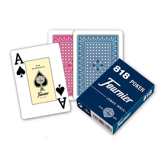 Baraja N.818-55 Cartas-Poker Ingles C/12 10023377 Fournier