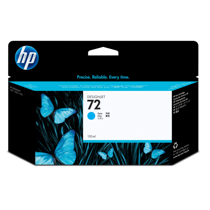 Hp Tinta Cian Designjet T610-1100 - Nº72