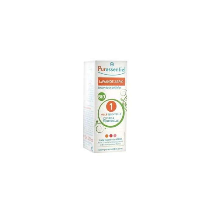 Puressentiel Aceite Esencial de Espliego Macho (Lavanda Latifolia) BIO 10ml, quimiotipo Linalol y 1,8-Cineol