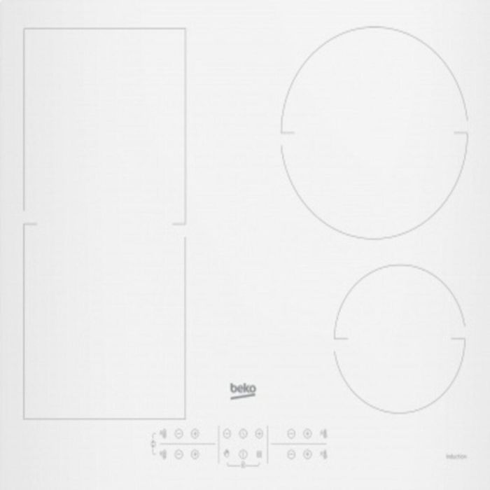 Placa de Inducción BEKO 01302909 58 cm 7200 W Placa de Inducción BEKO 01302909 58 cm 7200 W