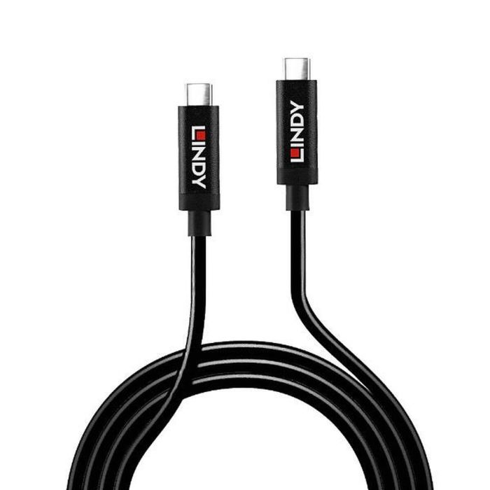 Cable USB LINDY 43348 Negro 3 m