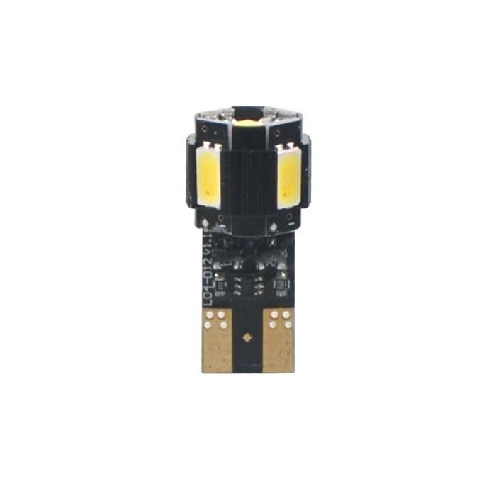 M-Tech L804 W Blister 2X Bombilla LED W5W 4xSMD5630 + 1xHP Blanco Frío 12V Máx. 2,2W 280 Lúmenes 1