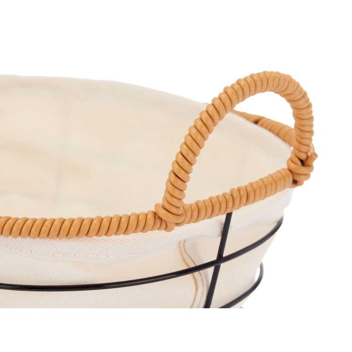 Cesta Ovalada Kinvara con Asas de Metal - 28.5x14x19.5 cm, Color Natural (24 Unidades) 3 Cesta Ovalada Kinvara con Asas de Metal - 28.5x14x19.5 cm, Color Natural (24 Unidades) 3