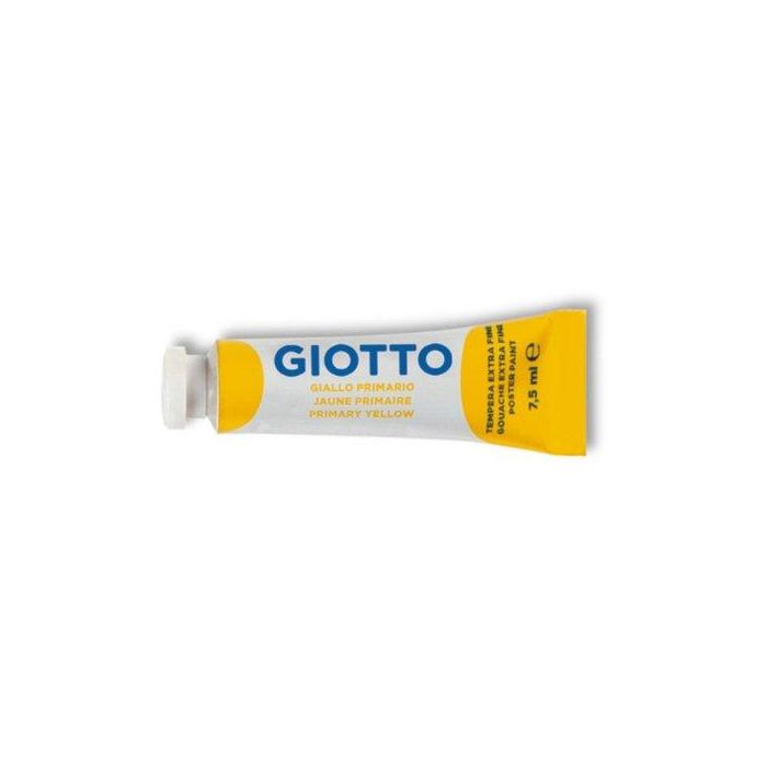 Tempera Giotto 7,5 Ml (Tubo) Amarillo 10 unidades