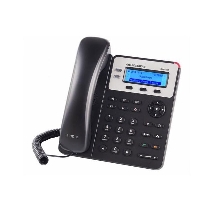 Grandstream GXP1625 HD IP Phone, 132x48 backlit LCD, VoIP, QoS, PoE, RJ45, 10/100 Mbps, 2 SIP 2 Grandstream GXP1625 HD IP Phone, 132x48 backlit LCD, VoIP, QoS, PoE, RJ45, 10/100 Mbps, 2 SIP 2