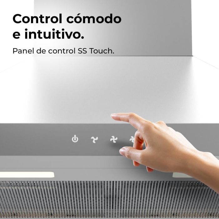 Campana Convencional Cecotec Flux PT 604000 Acero 1