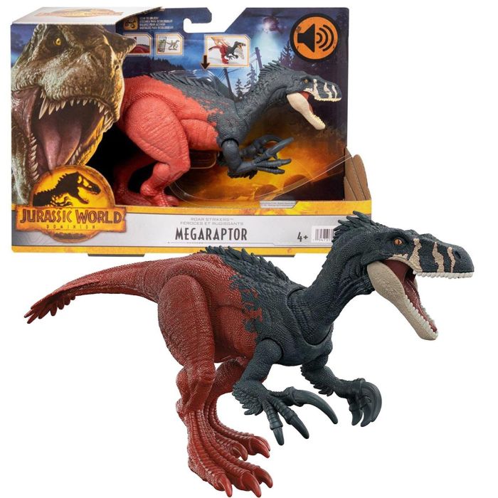 Dinosaurio Jurassic World Megaraptor Ruge Y Golpea Hgp79 Ma