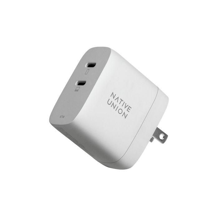 Native Union Fast Gan Charger Pd 67W. White. Int.l Native Union Fast Gan Charger Pd 67W. White. Int.l