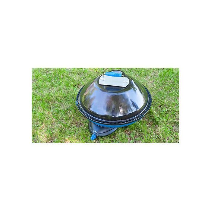 CAMPINGAZ Party Grill 600 R - Hornillo de Camping de Combustible Líquido, 1 Zona, Peso 10.7 kg, Negro/Azul/Metálico