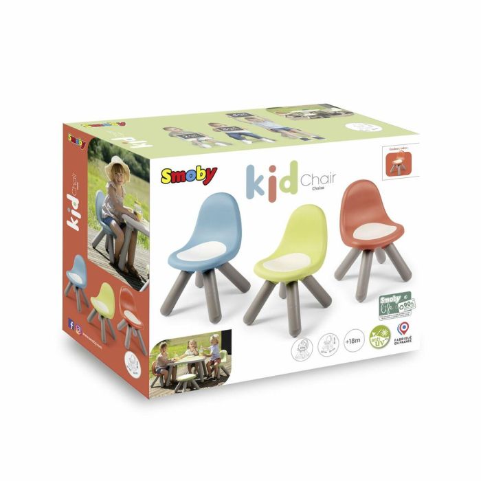 Smoby S.Life Silla de Juguete de Plástico Terracota para Niños, Edad Mínima 3 Años 12
