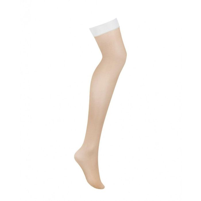 Medias con Liguero Obsessive S814 Blanco S/M 1 Medias con Liguero Obsessive S814 Blanco S/M 1