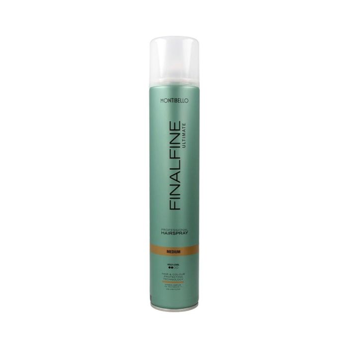 Montibel·Lo Finalfine Ultimate Medium 500 ml - Laca Técnica Brillante de Fijación Media para el Cabello