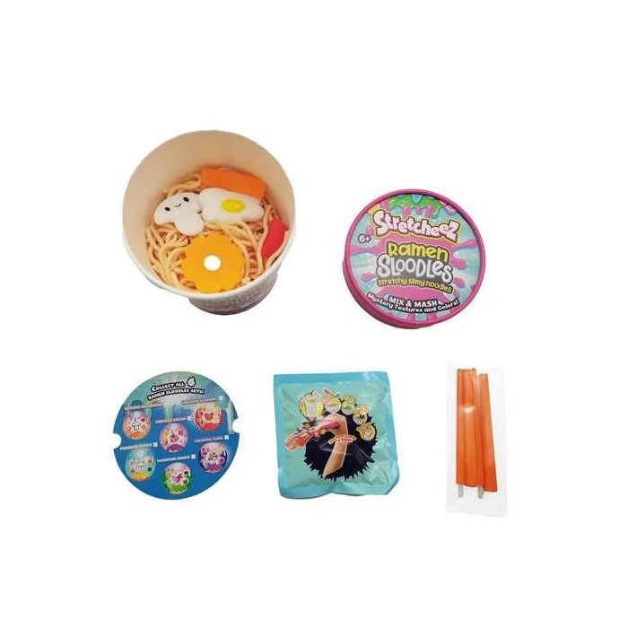 Juego ramen noodles, mezcla el polvo con agua y se transforma en slime de colores - modelos surtidos 4 Juego ramen noodles, mezcla el polvo con agua y se transforma en slime de colores - modelos surtidos 4