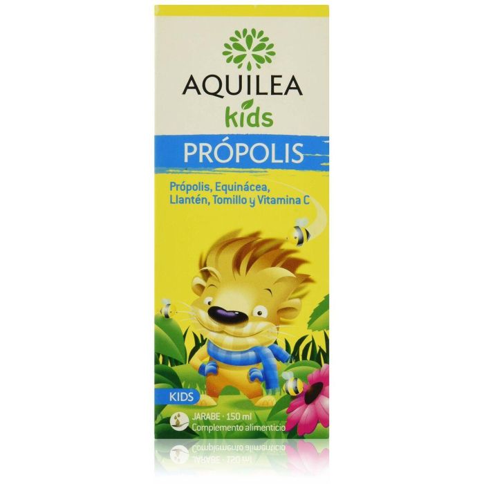 Aquilea KIDS Própolis Jarabe para Niños - Refuerzo Defensas y Vías Respiratorias con Equinácea, Tomillo, Llantén y Vitamina C 150 ml