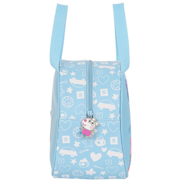 Portameriendas Térmico Peppa Pig Baby Azul 19 x 22 x 14 cm