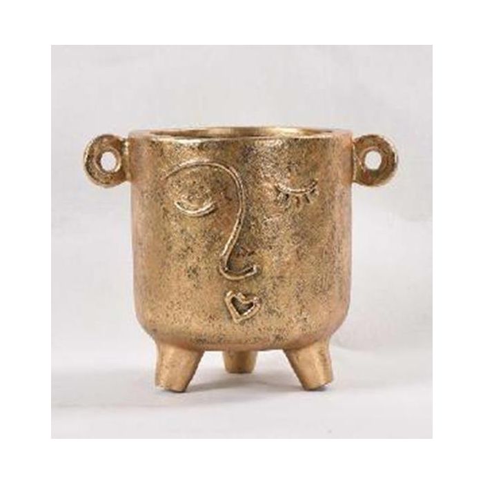 Jarron Moderno DKD Home Decor Dorado 23 x 25.5 x 33 cm