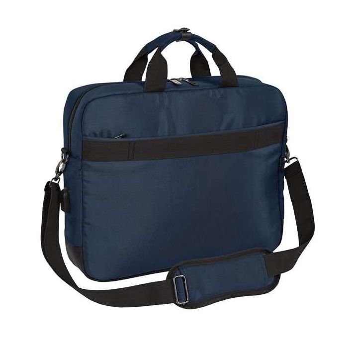 Safta Maletín Bandolera para Ordenador Portátil 15,6 pulgadas Business Negro-Azul-Gris 410x90x330 mm | Cartera Escolar 4 Safta Maletín Bandolera para Ordenador Portátil 15,6 pulgadas Business Negro-Azul-Gris 410x90x330 mm | Cartera Escolar 4