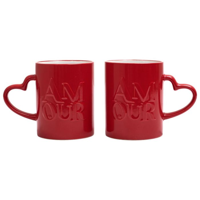 Juego De 2 Mugs Asa Corazón 300 Ml The Concept Factory 4