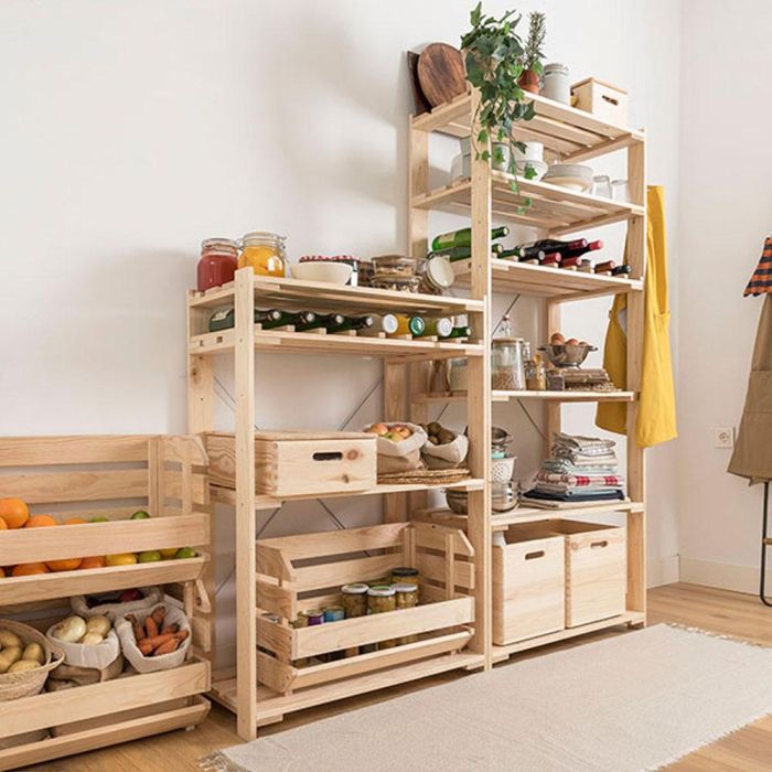 Astigarraga Estantería Evolution 5 Pino Macizo 76.5 x 38.5 x 174.5 cm 1