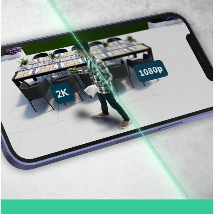 Arlo ARL1712771610130 Cámara de Vigilancia Essential2 XL 2K con Visión Nocturna por Infrarrojos Inalámbrica 4 en 1 4