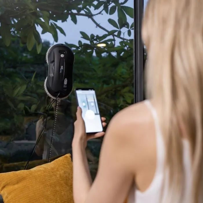 Eziclean Robot Limpiacristales EZIclean Windobot S4 Plus Movimiento Rotatorio Batería de Respaldo Húmedo Eziclean Robot Limpiacristales EZIclean Windobot S4 Plus Movimiento Rotatorio Batería de Respaldo Húmedo