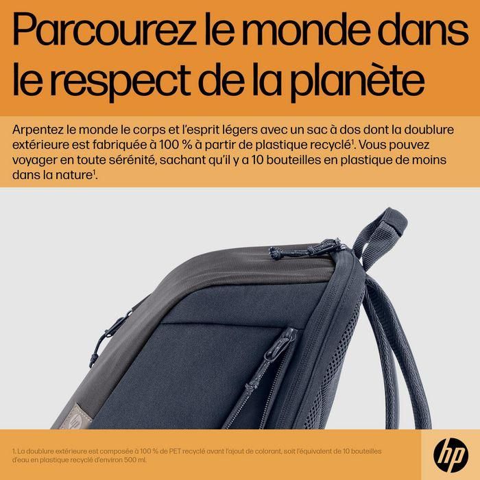 HP Mochila para Portátil Travel 18 Litros 15.6 Pulgadas Iron Grey