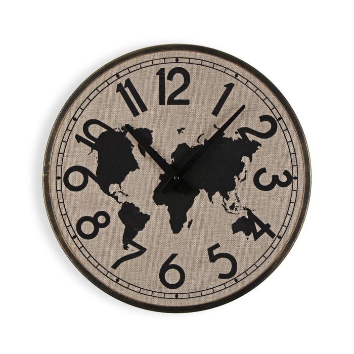 Reloj De Pared Mapa 40Cm Versa (2 Unidades) Reloj De Pared Mapa 40Cm Versa (2 Unidades)