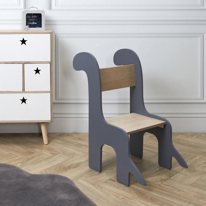 Home Deco Kids Silla Infantil Dino, Cómoda con Diseño de Dinosaurio, 33x49.5 cm 3 Home Deco Kids Silla Infantil Dino, Cómoda con Diseño de Dinosaurio, 33x49.5 cm 3