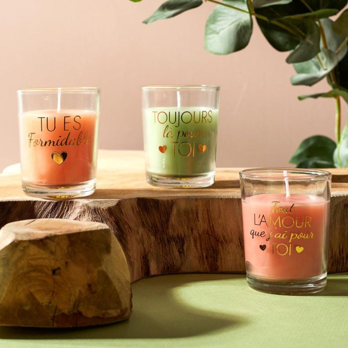 Home Deco Factory Vela Perfumada con Joya Sorpresa Colección Bougie Jazmín Flores Primavera Magnolia 1