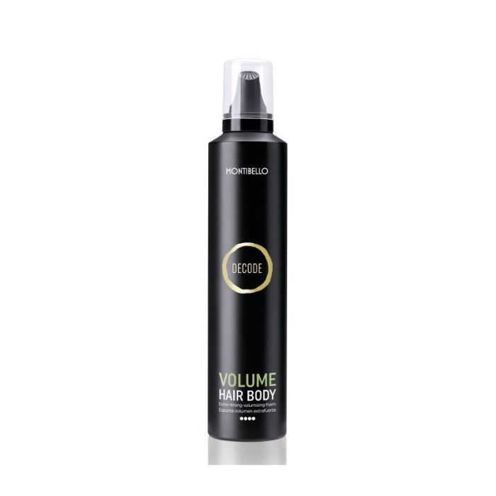 Montibel·Lo Decode Volume Hair Body Espuma Voluminizadora Extrafuerte 300ml para todo tipo de cabello