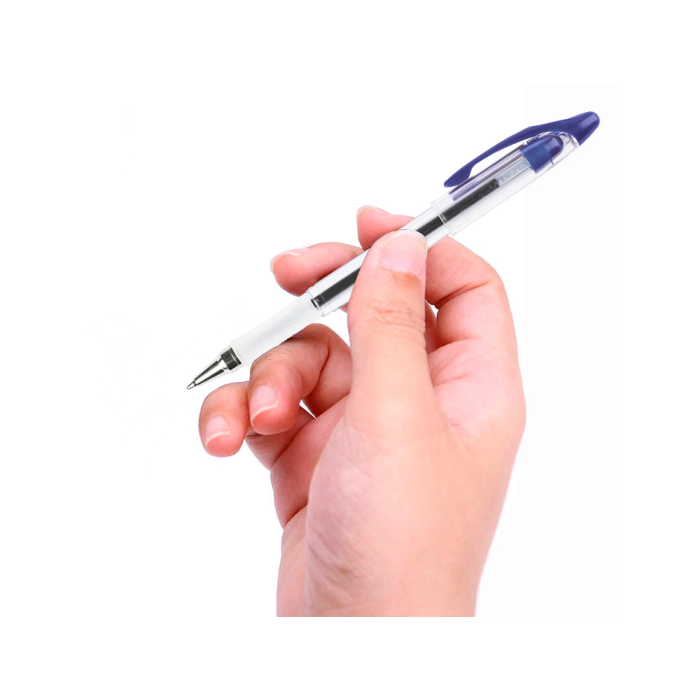 Q-connect Bolígrafo Delta Azul con Sujeción de Caucho y Capuchón, Tinta a Base de Aceite, Punta Media 1mm, Trazo 0.7mm 3 Q-connect Bolígrafo Delta Azul con Sujeción de Caucho y Capuchón, Tinta a Base de Aceite, Punta Media 1mm, Trazo 0.7mm 3