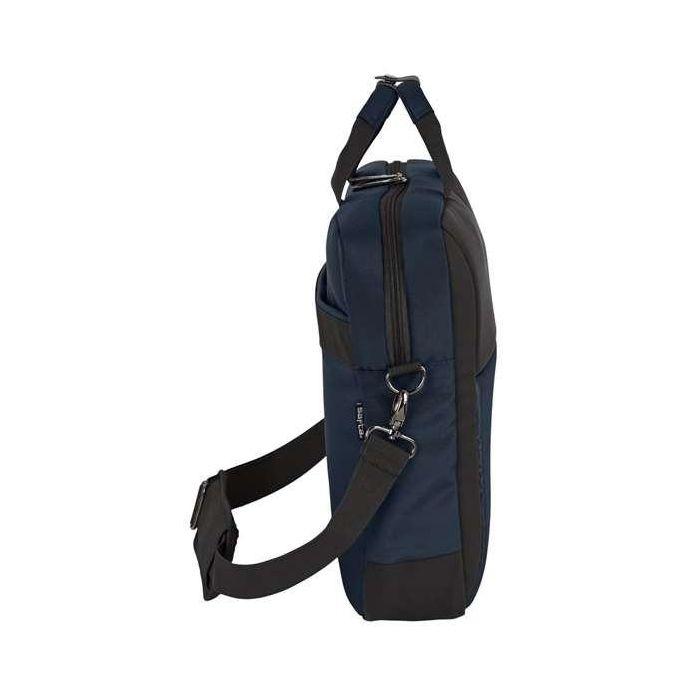 Safta Maletín Bandolera para Ordenador Portátil 15,6 pulgadas Business Negro-Azul-Gris 410x90x330 mm | Cartera Escolar 6 Safta Maletín Bandolera para Ordenador Portátil 15,6 pulgadas Business Negro-Azul-Gris 410x90x330 mm | Cartera Escolar 6