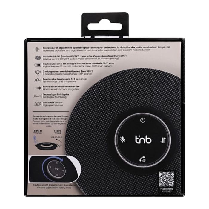 Altavoz Bluetooth Portátil T'NB CFSPEAKERBT Negro 2 Altavoz Bluetooth Portátil T'NB CFSPEAKERBT Negro 2