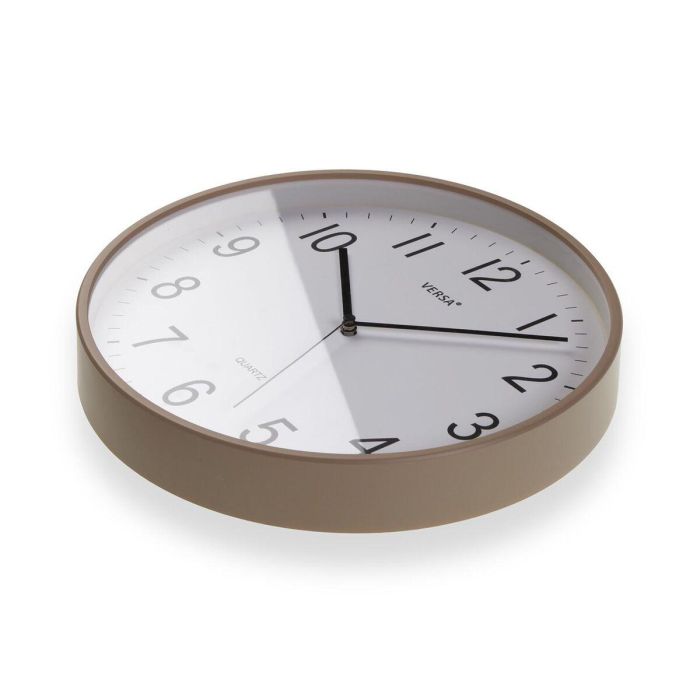 Reloj de Pared Versa Gris Plástico 35,1 X 35,1 X 4,5 CM 3 Reloj de Pared Versa Gris Plástico 35,1 X 35,1 X 4,5 CM 3