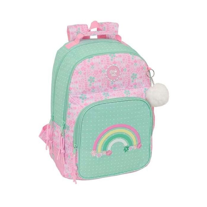 Mochila Escolar Glow Lab Amazing Verde Rosa 32 x 42 x 15 cm 0 Mochila Escolar Glow Lab Amazing Verde Rosa 32 x 42 x 15 cm 0