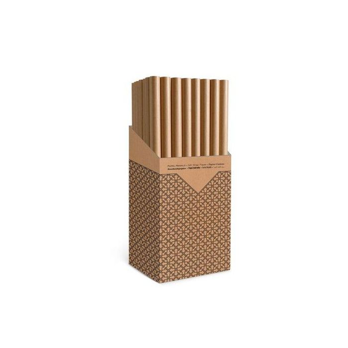 Papel De Regalo Rollo Tv 0,7X3 M (Caja De 60) Kraft Marron Anonimo