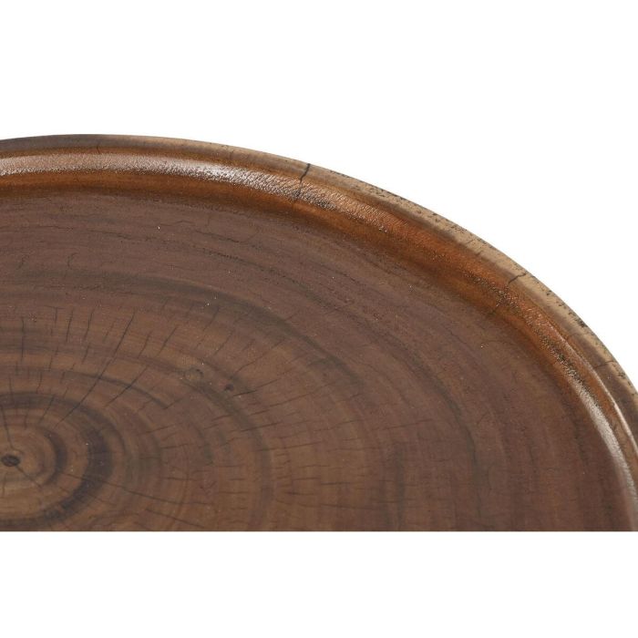 Mesita Auxiliar Item Home DKD Home Decor Marron Negro 39 x 35 x 39 cm 1 Mesita Auxiliar Item Home DKD Home Decor Marron Negro 39 x 35 x 39 cm 1