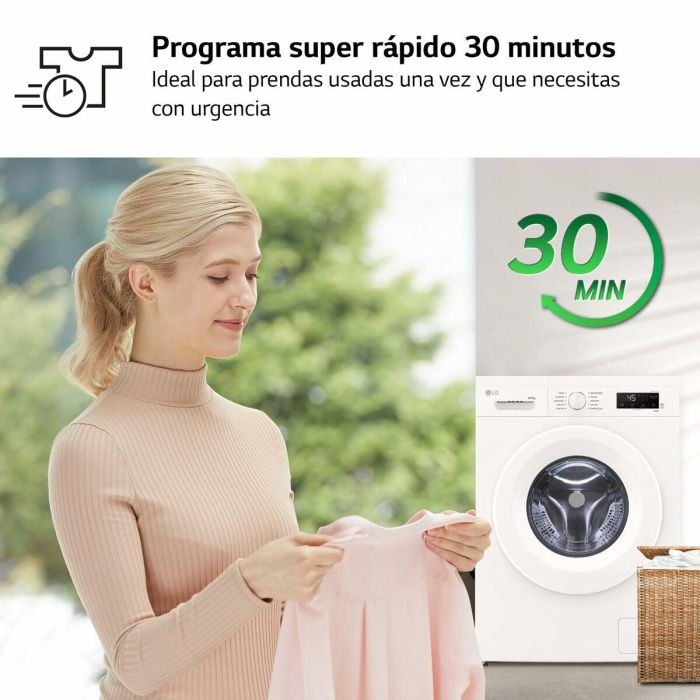 Lavadora - Secadora LG W4X1085NWH 2