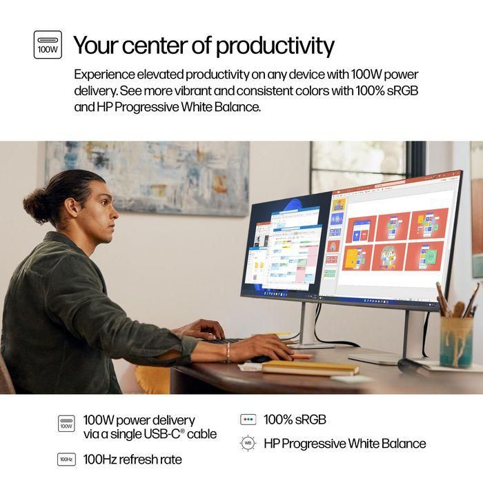 HP Series 5 Pro 27 inch QHD USB-C Monitor - 527pu 6 HP Series 5 Pro 27 inch QHD USB-C Monitor - 527pu 6