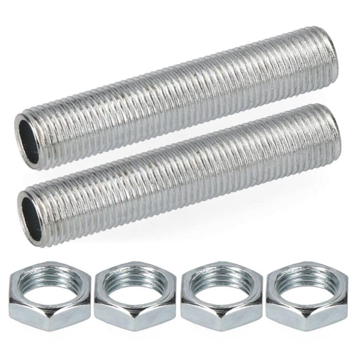 Edm Rosca y tuerca 50 mm con tuerca métrica 10/100, acero, metal 0 Edm Rosca y tuerca 50 mm con tuerca métrica 10/100, acero, metal 0