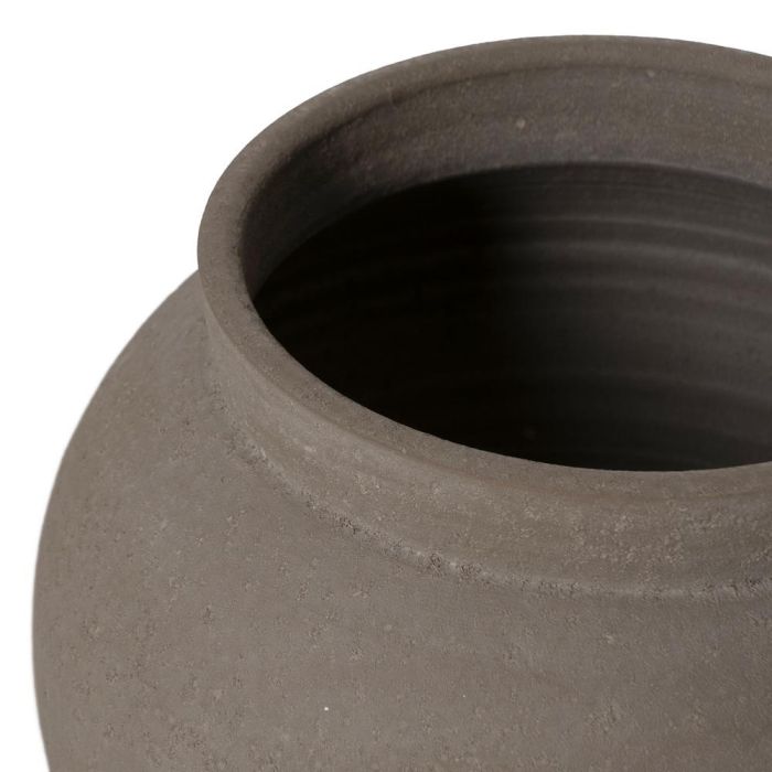 Macetero Gris Cerámica Decoración 34 X 34 X 33 cm