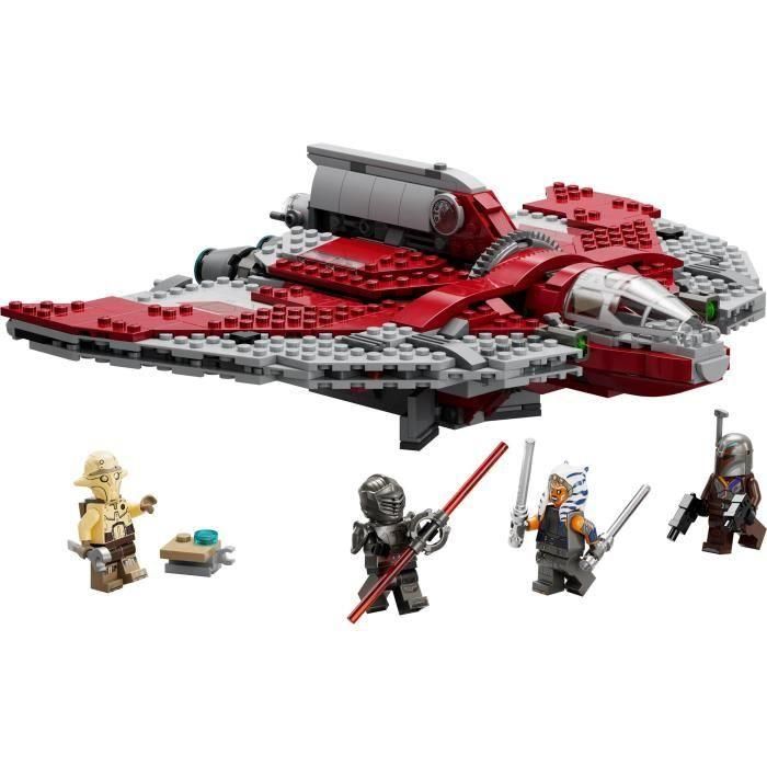 LEGO Star Wars Lanzadera T-6 de Ahsoka Tano 75362, Barco lanzador de pernos, 4 personajes 3