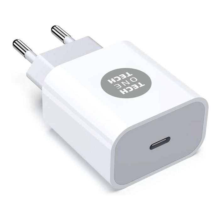 Cargador pd 20 W rápido usb-c blanco 1