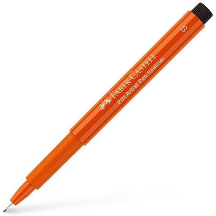 Rotuladores Faber-Castell Pitt Artist Fineliner S Naranja Oscuro (10 Unidades) 1