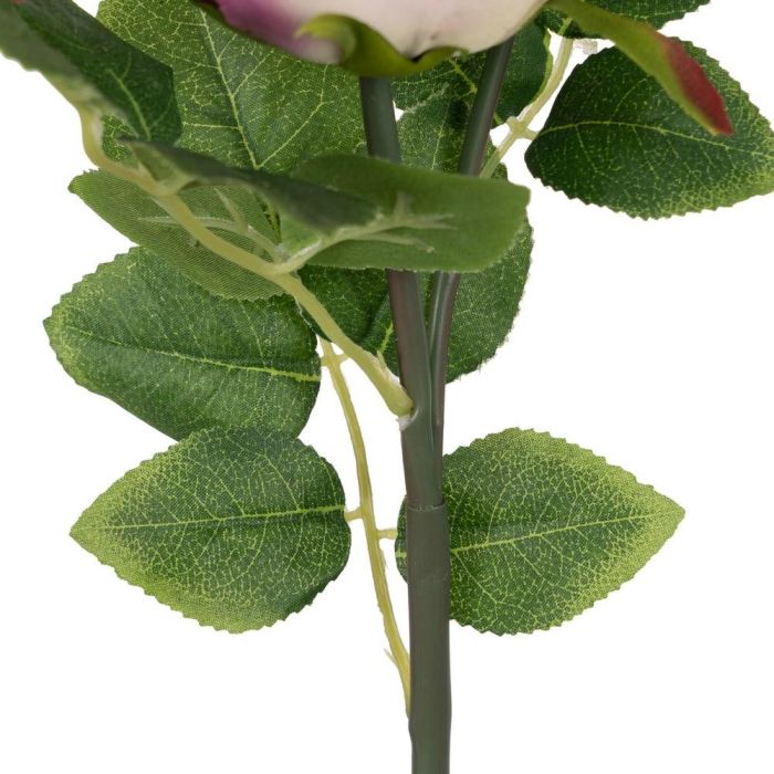 Flor Rosa Rosa Pvc-Tejido Decoración 69 cm