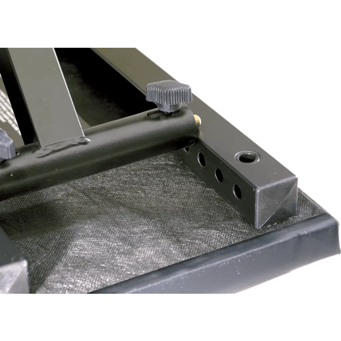 QUIKLOK Banqueta Piano X Deluxe Negra Ajustable en Altura Plegable Imitación Cuero 3