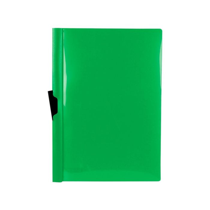 Carpeta Liderpapel Dossier Pinza Lateral 45323 Polipropileno Din A4 Verde 60 Hojas Pinza Deslizante 1