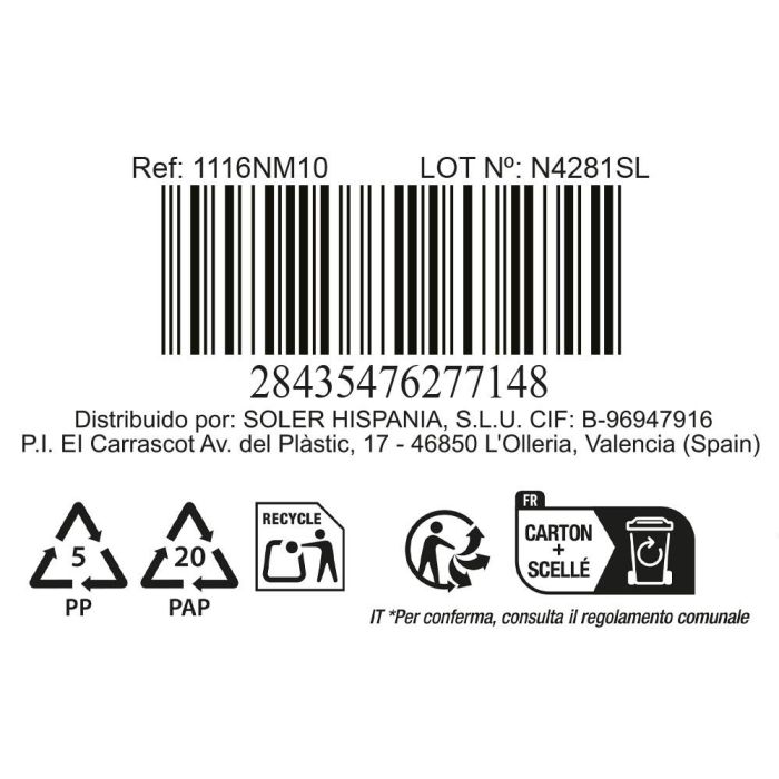 La Mediterranea Plato Postre 21.5 cm Opal Colección Whom 4